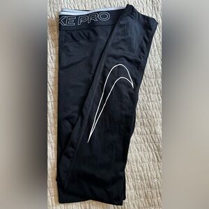 Nike Pro Men’s Black Dri-Fit Fitness Leggings/Tights (Used) Size L Tight Fit
